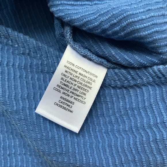 Caslon Royal Blue Long Sleeve Blouse Size S - Picture 3 of 6